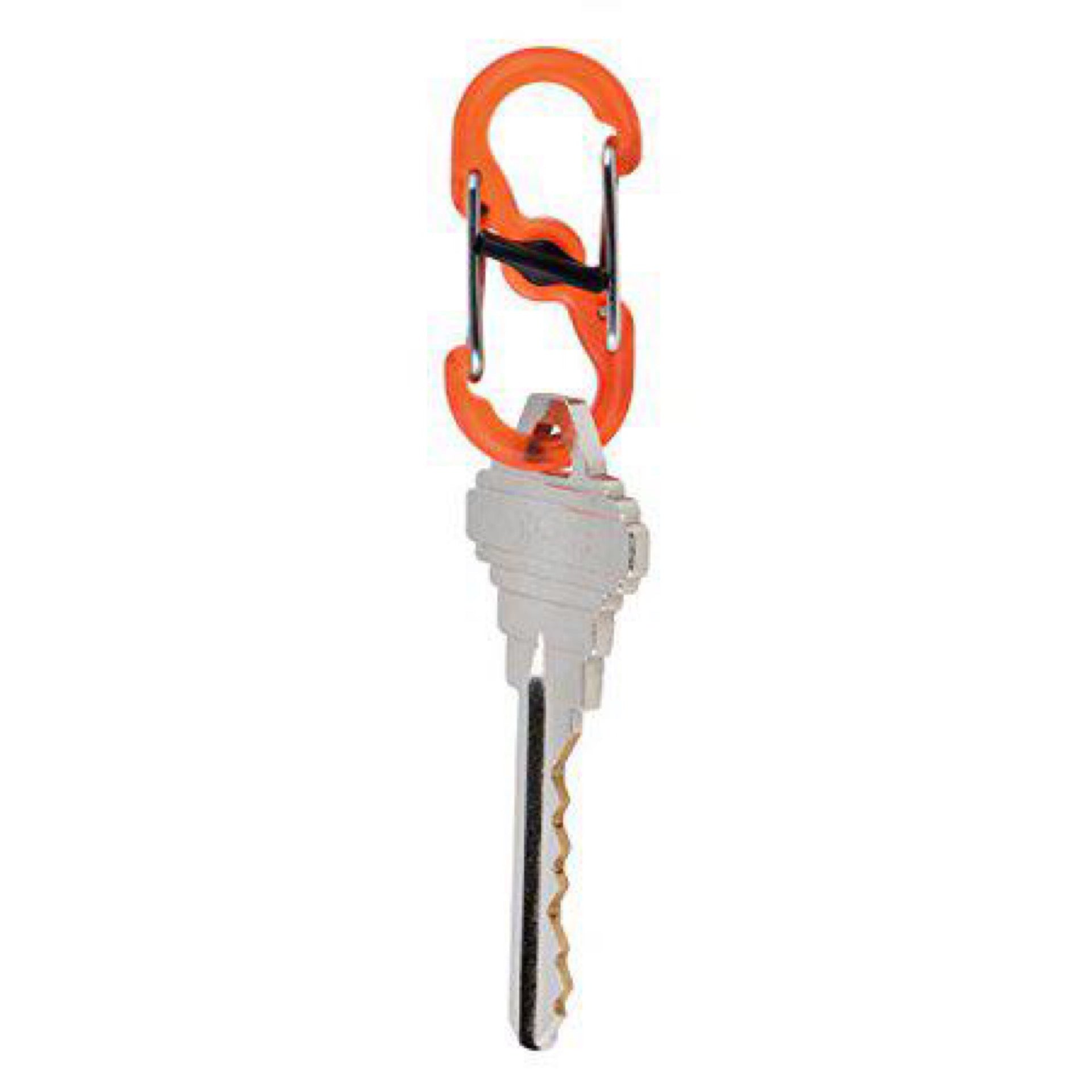 CP Nite Ize LSBPM-19T-2R3 S-Biner Microlock Polycarbonate - 2 Pack - Orange