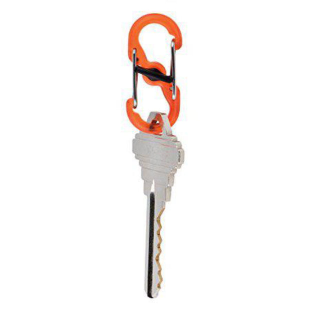 CP Nite Ize LSBPM-19T-2R3 S-Biner Microlock Polycarbonate - 2 Pack - Orange
