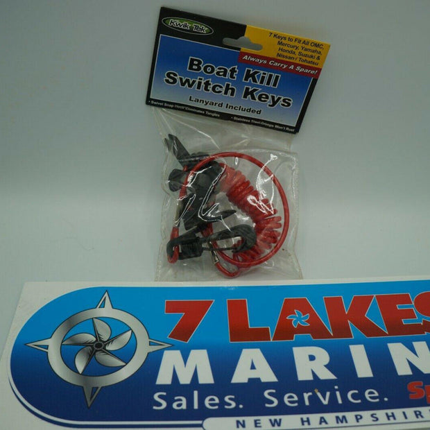 CP Kwik Tek Boat Kill Switch Keys with Lanyard