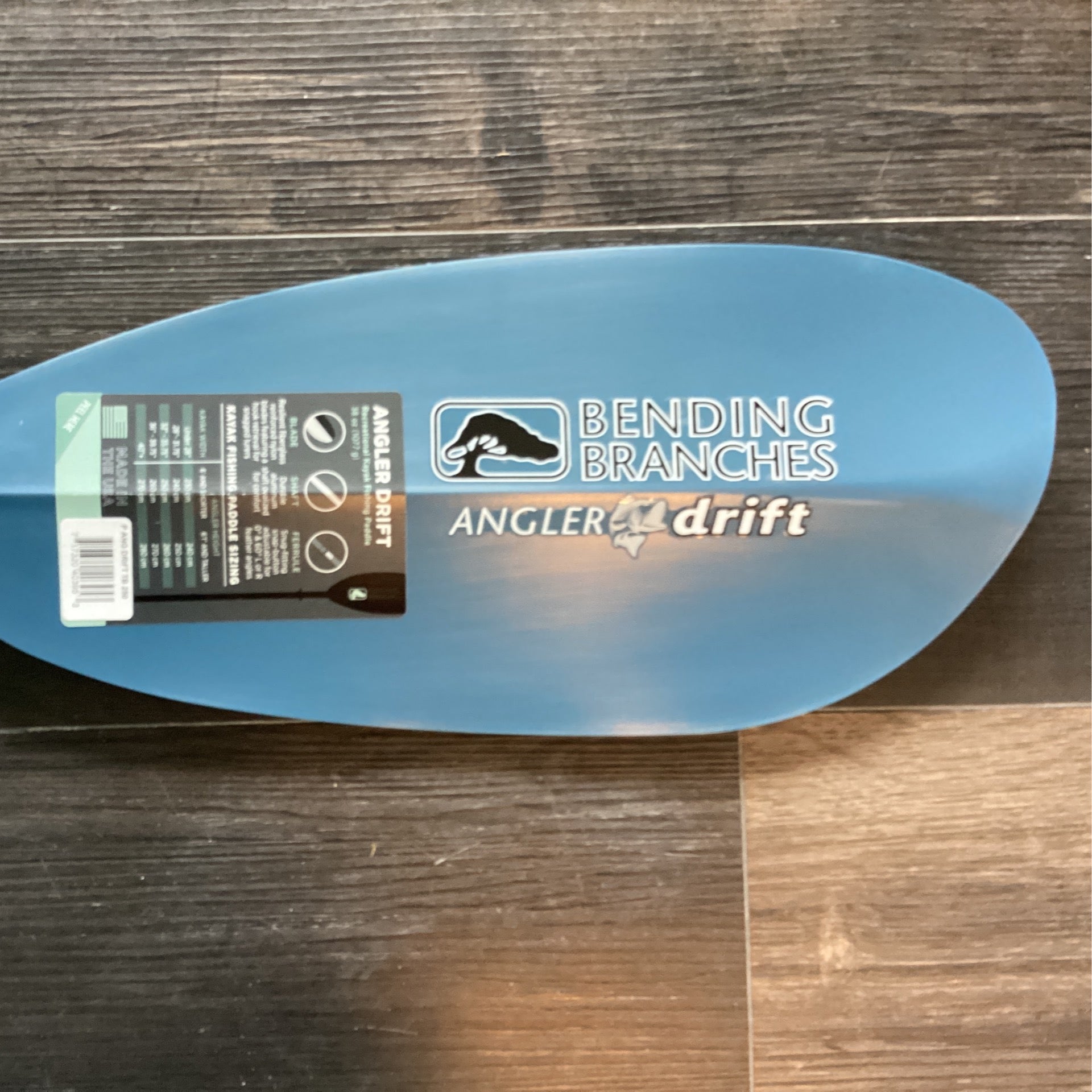 Bending Branches Angle Drift Paddle 250 Tidal Blue