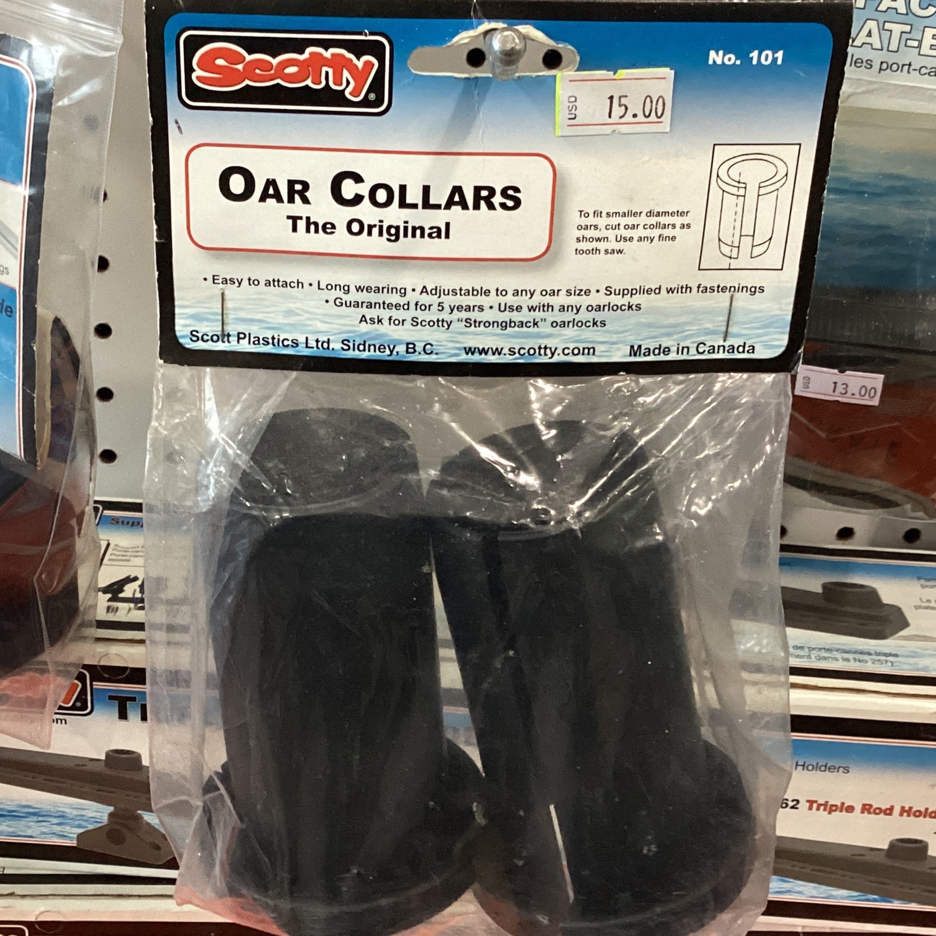 CP Scotty oar collars