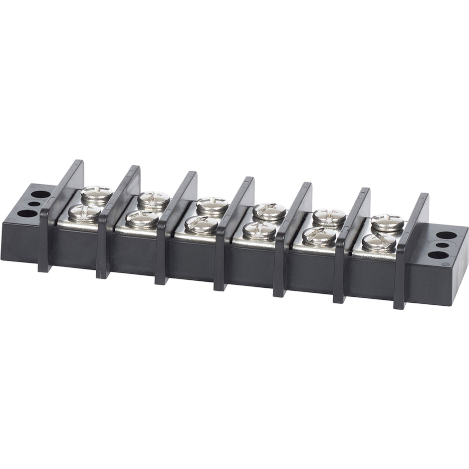 Blue Sea 2606 Terminal Black 65AMP  6 Circuit 2606