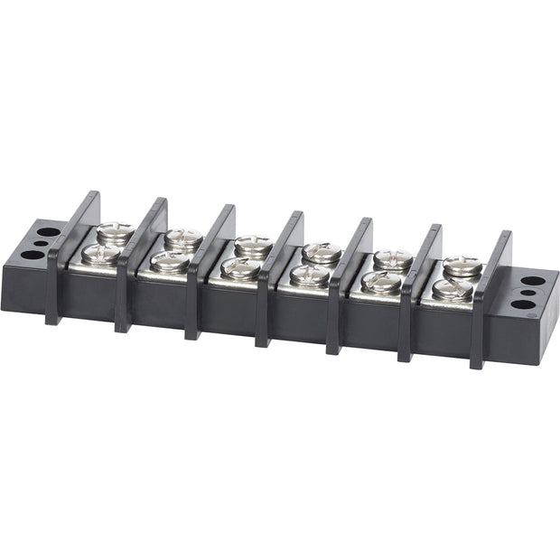 Blue Sea 2606 Terminal Black 65AMP  6 Circuit 2606