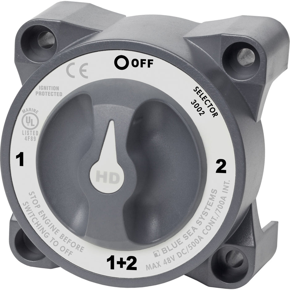 Blue Sea 3002 HDSeries Battery Switch Selector 3002