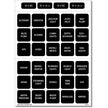 Blue Sea 4215 Square Format Label Set  30 4215