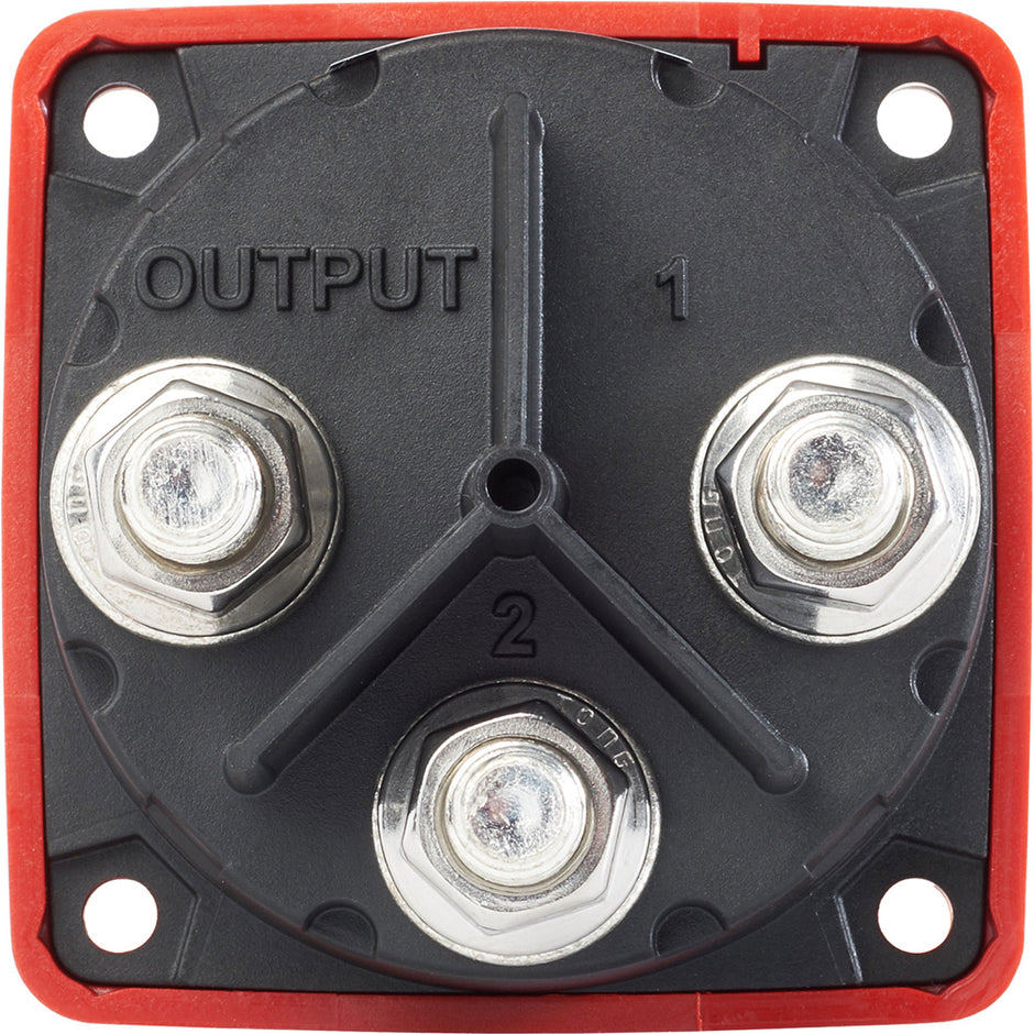 Blue Sea 6007 mSeries Mini Battery Switch Selector Four Position Red 6007