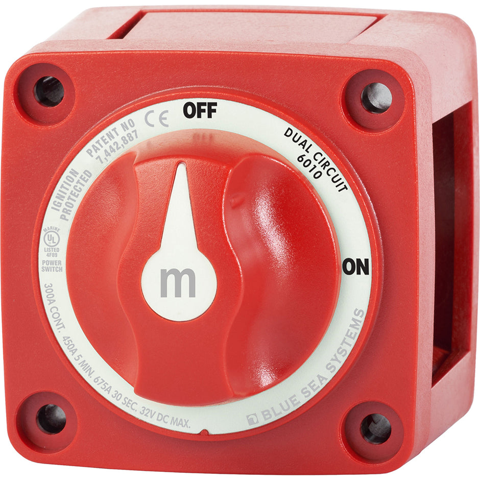 Blue Sea 6010 mSeries Mini Battery Switch Dual Circuit 6010