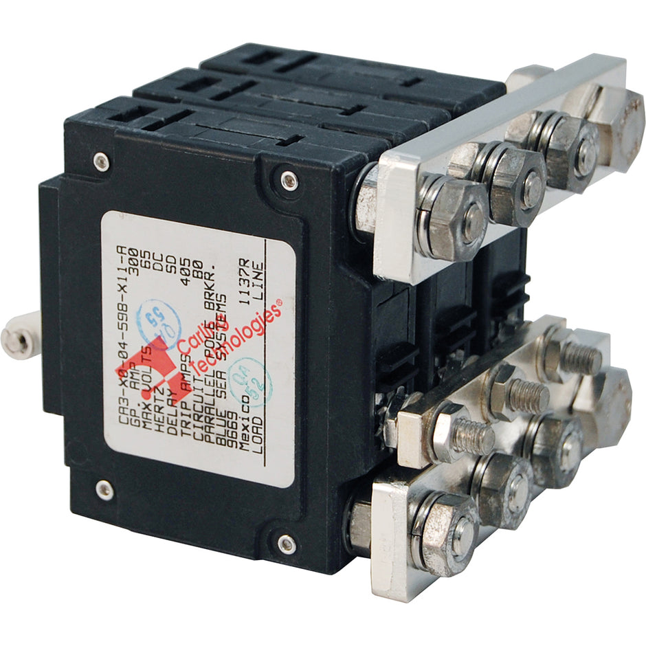 Blue Sea 7271 300A CSeries Triple Pole Toggle DC Circuit Breaker 7271