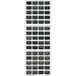 Blue Sea 8214 Black Small Format Label Kit  60 Labels 8214