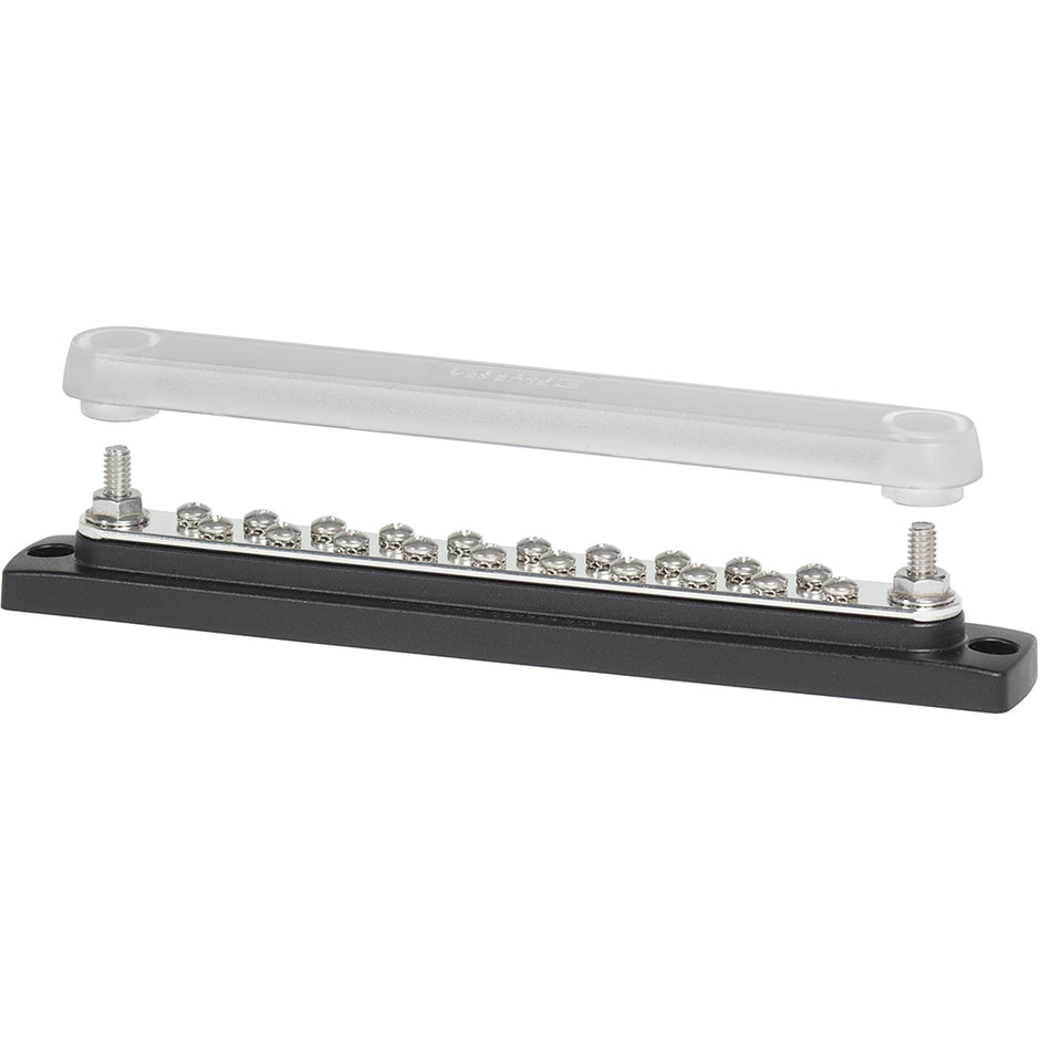 Blue Sea 2312 150 Ampere Common Busbar 20 x 832 Screw Terminal with Cover 2312