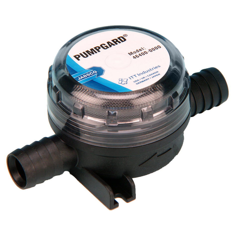 Jabsco Pumpgard InLine Strainer 34 Barb Low Profile 464000000