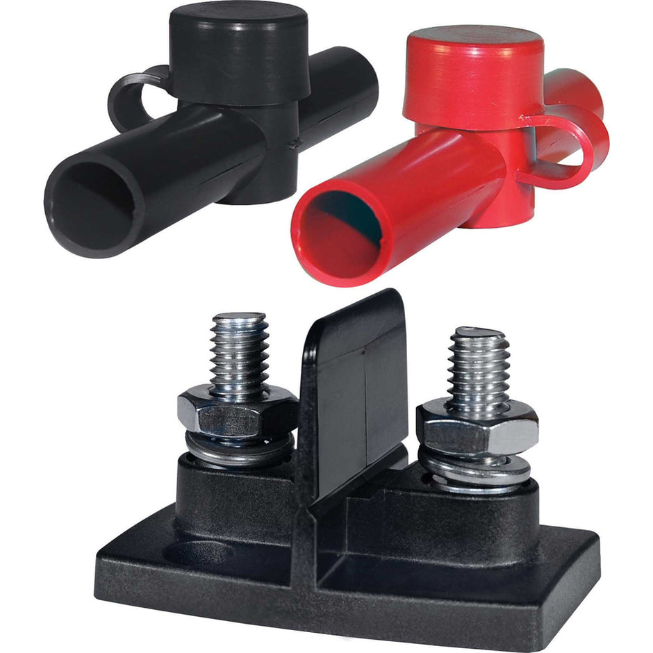 Blue Sea 2018 Dual PowerPost Cable Connectors  1 X 516  1 X 38 2018