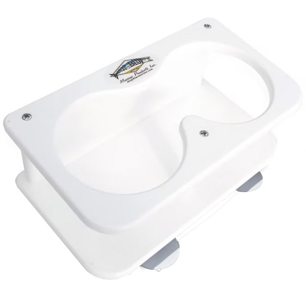 Deep Blue Marine Double Drink Holder wSuction Cups SMDH