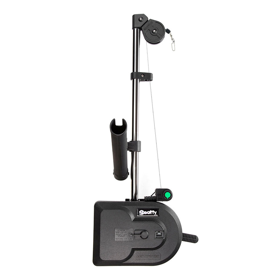 Scotty 1101 Depthpower 30 Electric Downrigger wRod Holder  Swivel Base 1101
