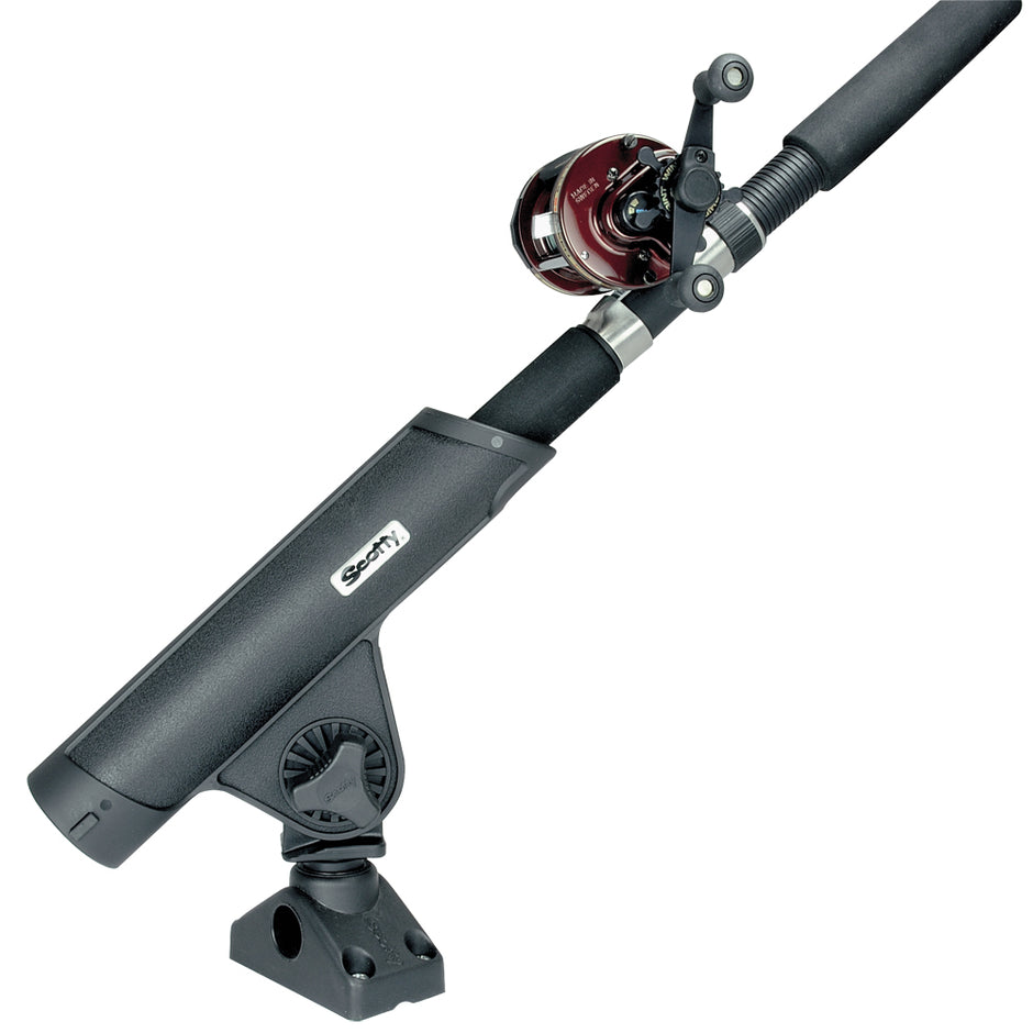 Scotty Rodmaster II Rod Holder w241 DeckSide Mount  Black 350