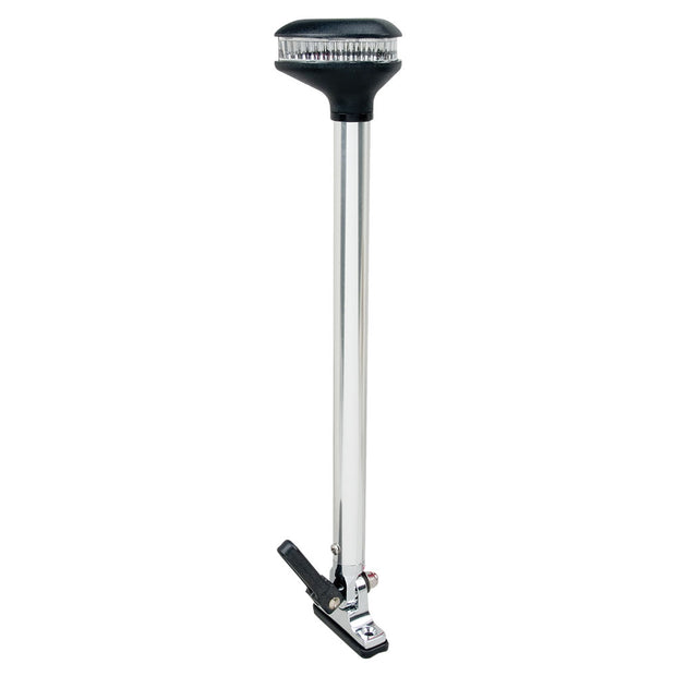 Perko Stealth Series  LED Fold Down AllRound Light  Vertical Mount 1338 Height  2NM Range 1642DP0CHR