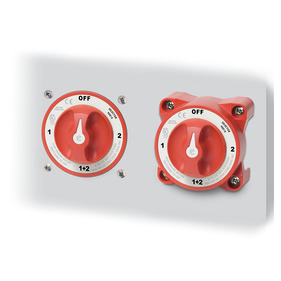 Blue Sea 11001 eSeries Battery Switch wAlternator Field Disconnect  3Position 11001