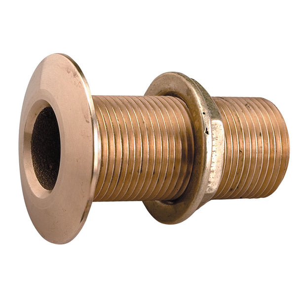 Perko 2 ThruHull Fitting wPipe Thread Bronze MADE IN THE USA 0322009PLB