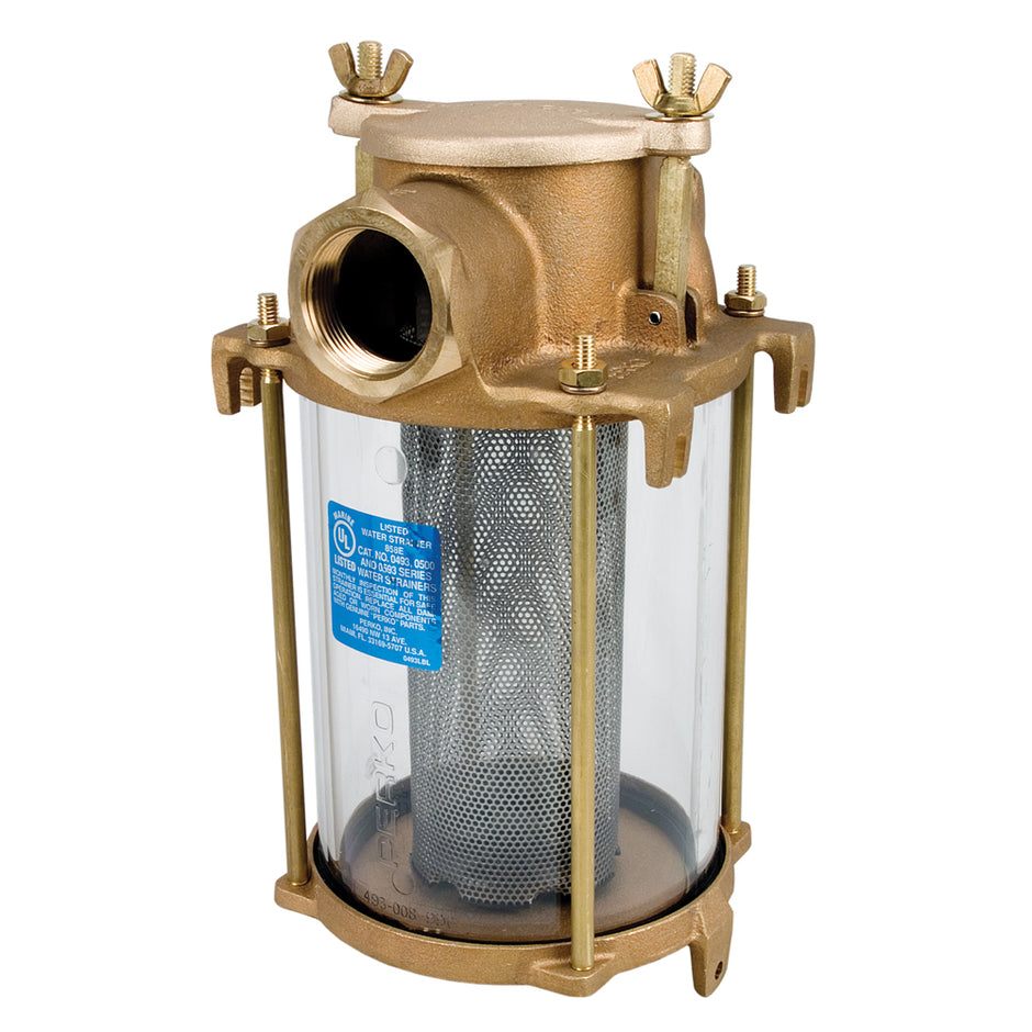 Perko 1 IPS Intake Strainer Bronze Made in the USA 0493006PLB