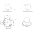 RAM Mount 212 Diameter Base w15 Ball RAM202U