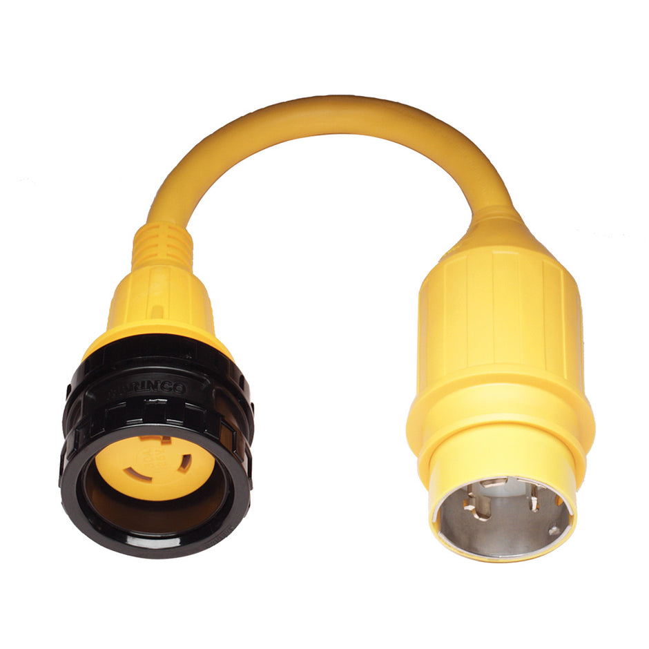 Marinco Pigtail Adapter 30A Locking to 50A Locking 121A