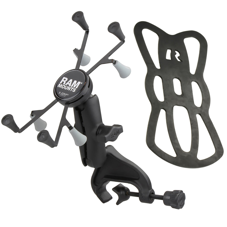 RAM Mount Yoke Clamp Mount wXGrip II RAMB121UN8U
