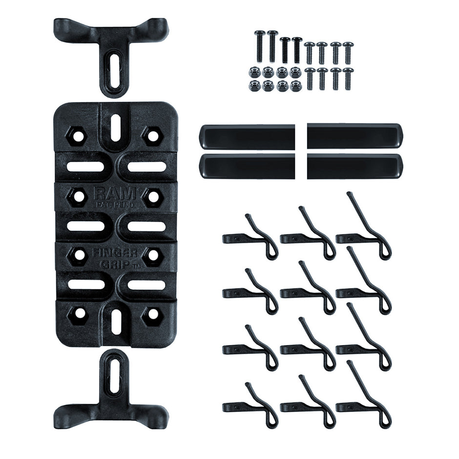 RAM Mount Universal Finger Grip Holder Handlebar Rail Mount RAMB149ZUN4U