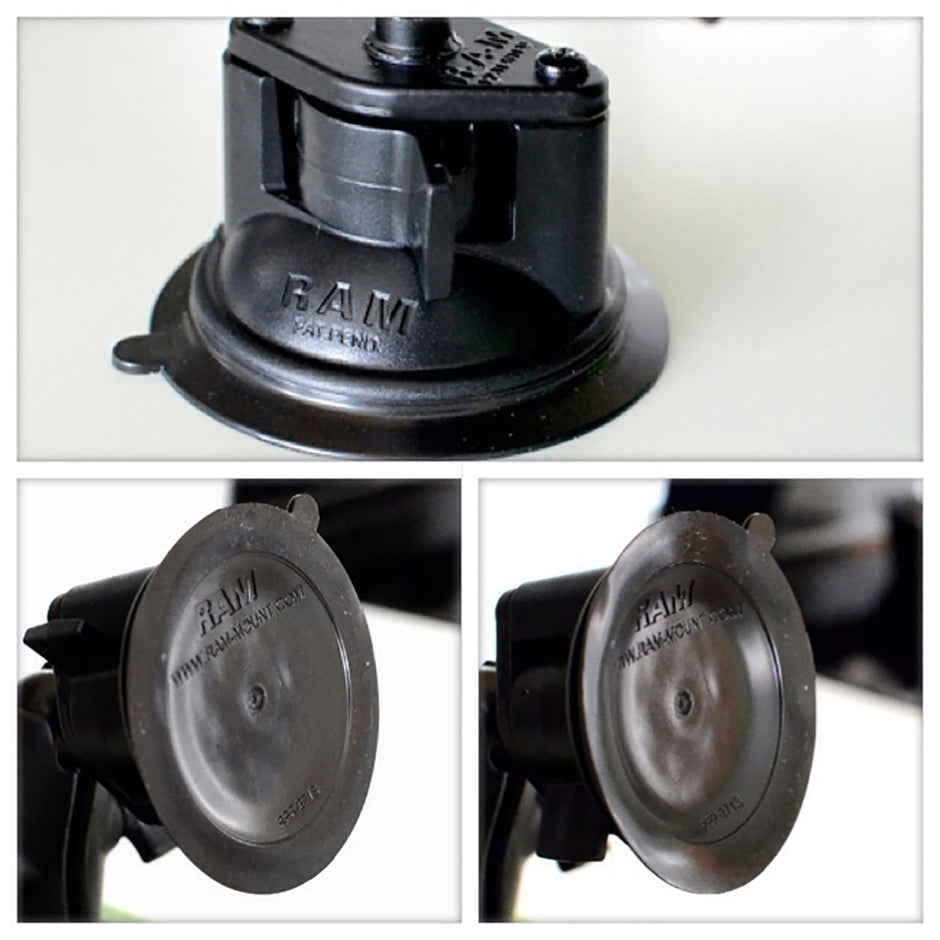 RAM Mount TabTite iPad  HP TouchPad Cradle Twist Lock Suction Cup Mount RAMB166TAB3U