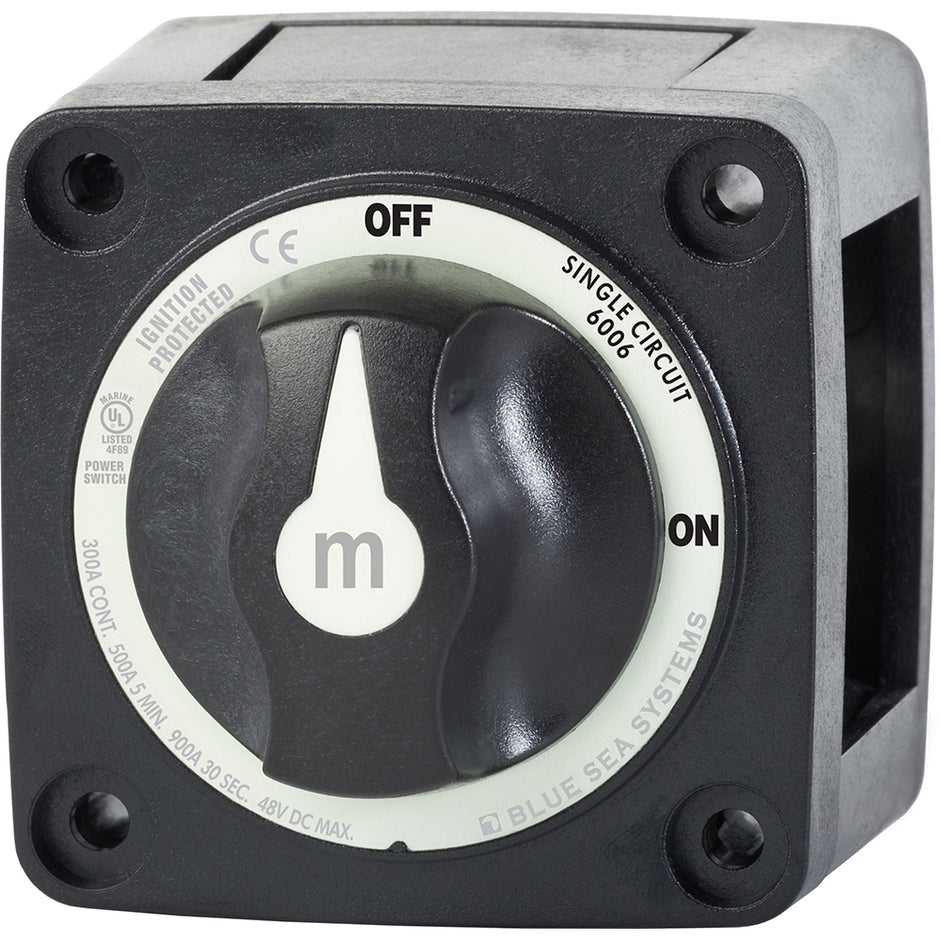 Blue Sea 6006200 Battery Switch Mini ONOFF  Black 6006200