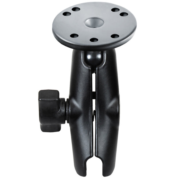 RAM Mount Double Socket Arm w25 Round Base RAMB103U