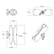 RAM Mount Double Socket Arm f338 E Size Ball Bases RAME201U