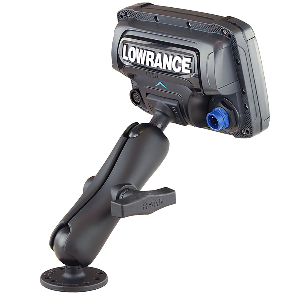 RAM Mount Quick Release Mount fLowrance Mark  Elite 5 RAM101LO11
