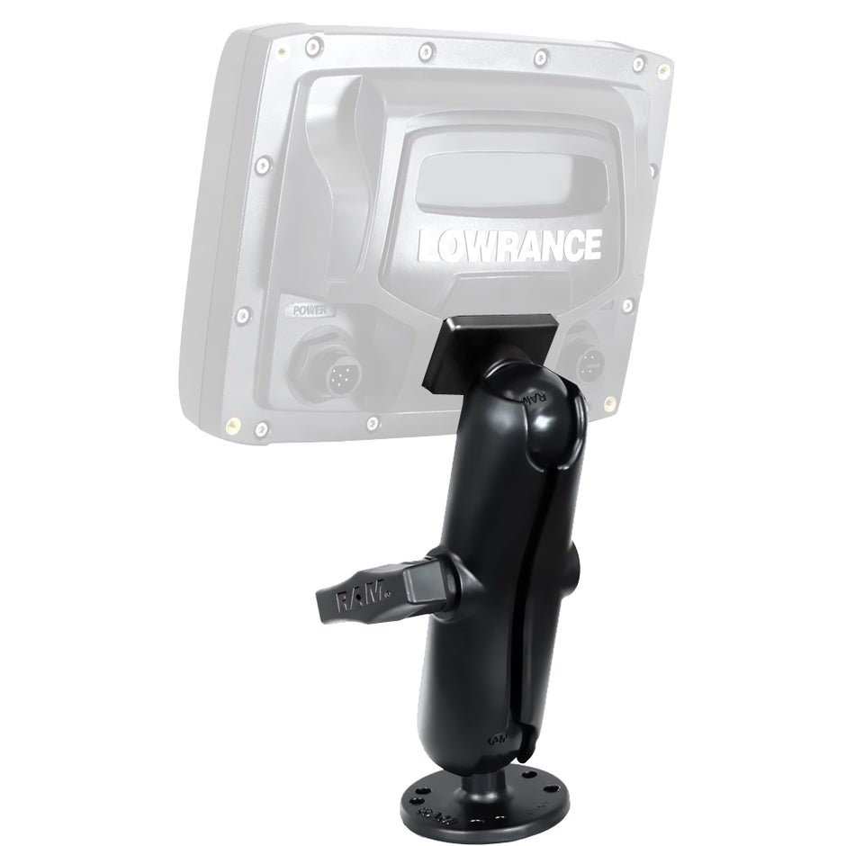 RAM Mount Quick Release Mount fLowrance Mark  Elite 5 RAM101LO11
