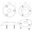 Lumitec High Intensity Anywhere Light  Brushed Housing  White NonDimming 101033