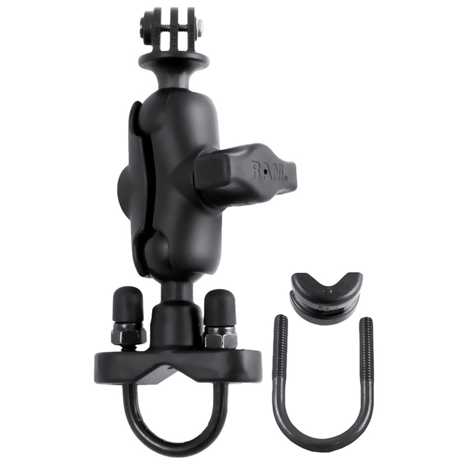 RAM Mount GoPro Hero Short Arm Handlebar Rail Mount RAMB149ZAGOP1U
