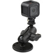 RAM Mount GoPro Hero Short Arm Flat Surface Mount RAMB138AGOP1U