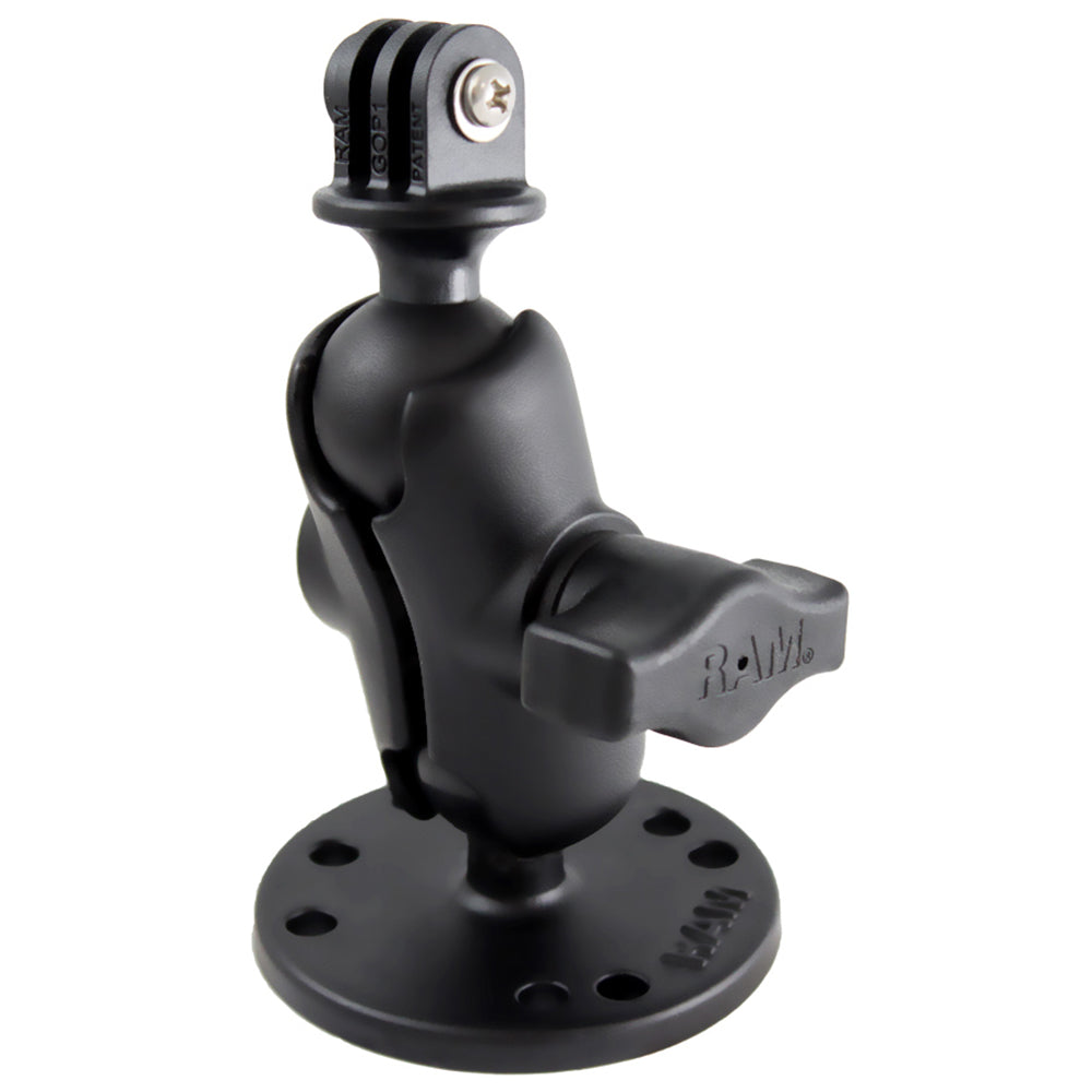 RAM Mount GoPro Hero Short Arm Flat Surface Mount RAMB138AGOP1U