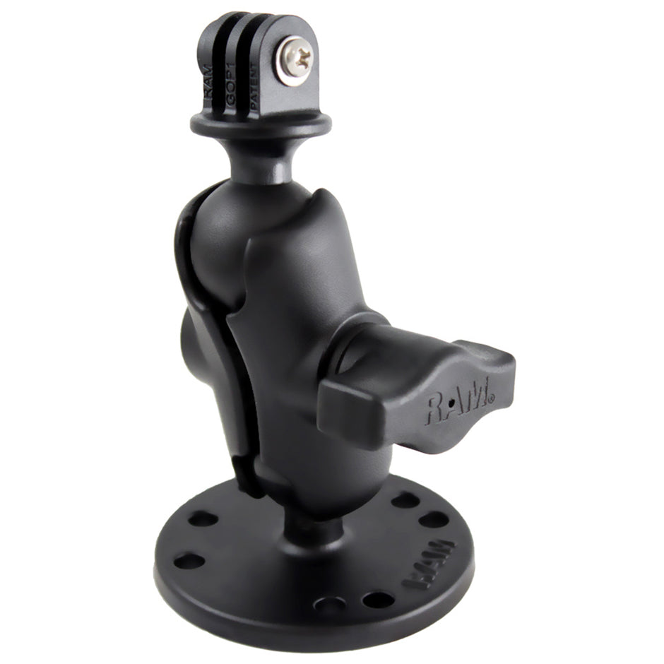 RAM Mount GoPro Hero Short Arm Flat Surface Mount RAMB138AGOP1U