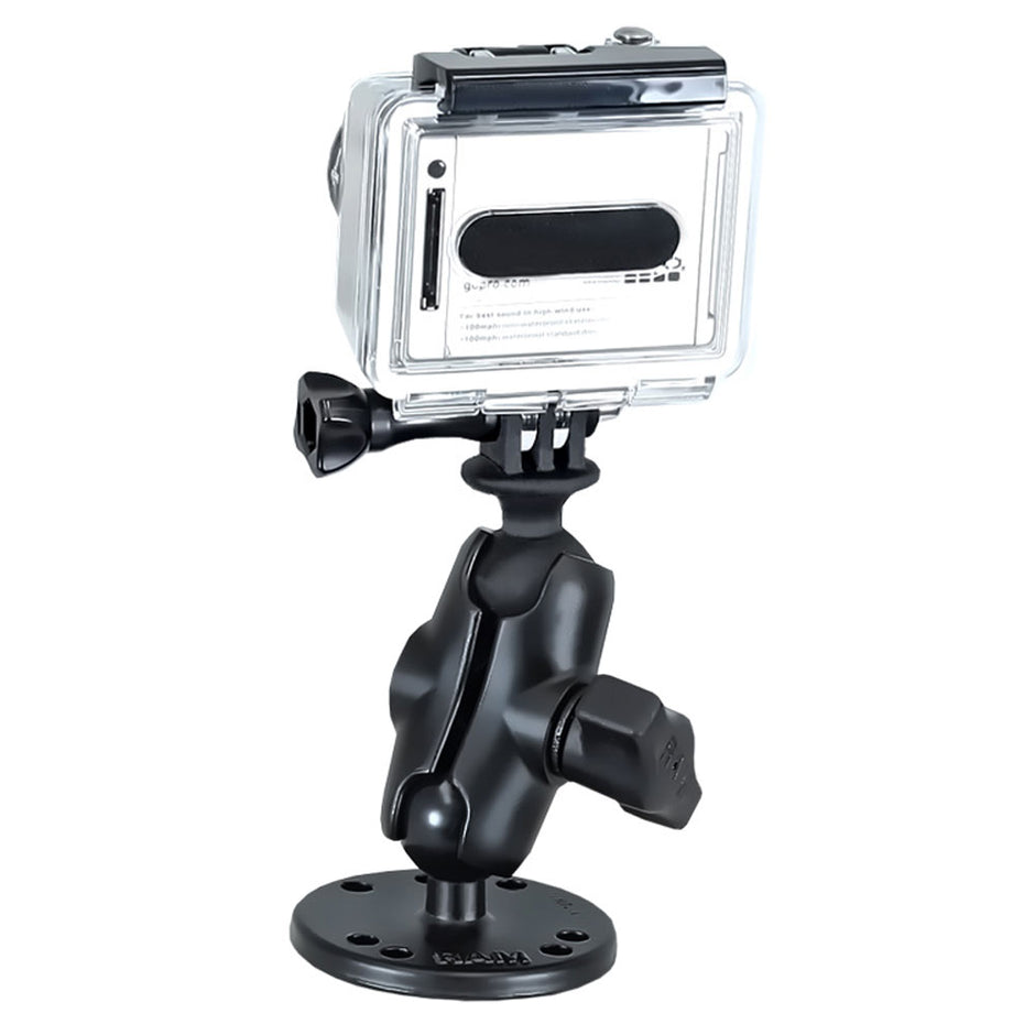 RAM Mount GoPro Hero Short Arm Flat Surface Mount RAMB138AGOP1U