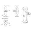 RAM Mount 15 Ball Double Socket Arm w2 25 Round Bases  AMPs Pattern RAM101U