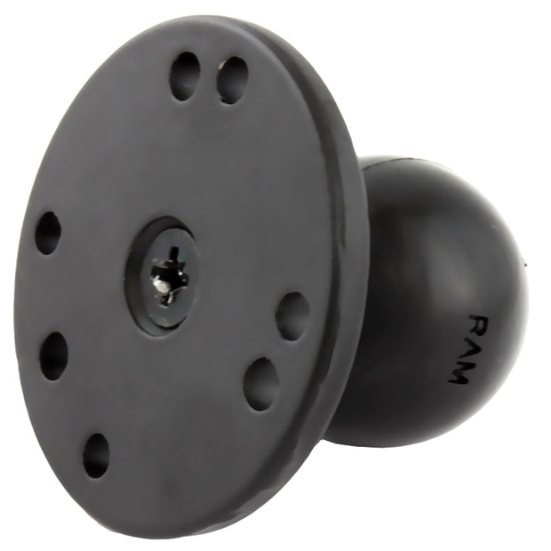 RAM Mount 25 Round Base w03118 Female Thread  15 Ball  AMPs Pattern RAM202UMT1