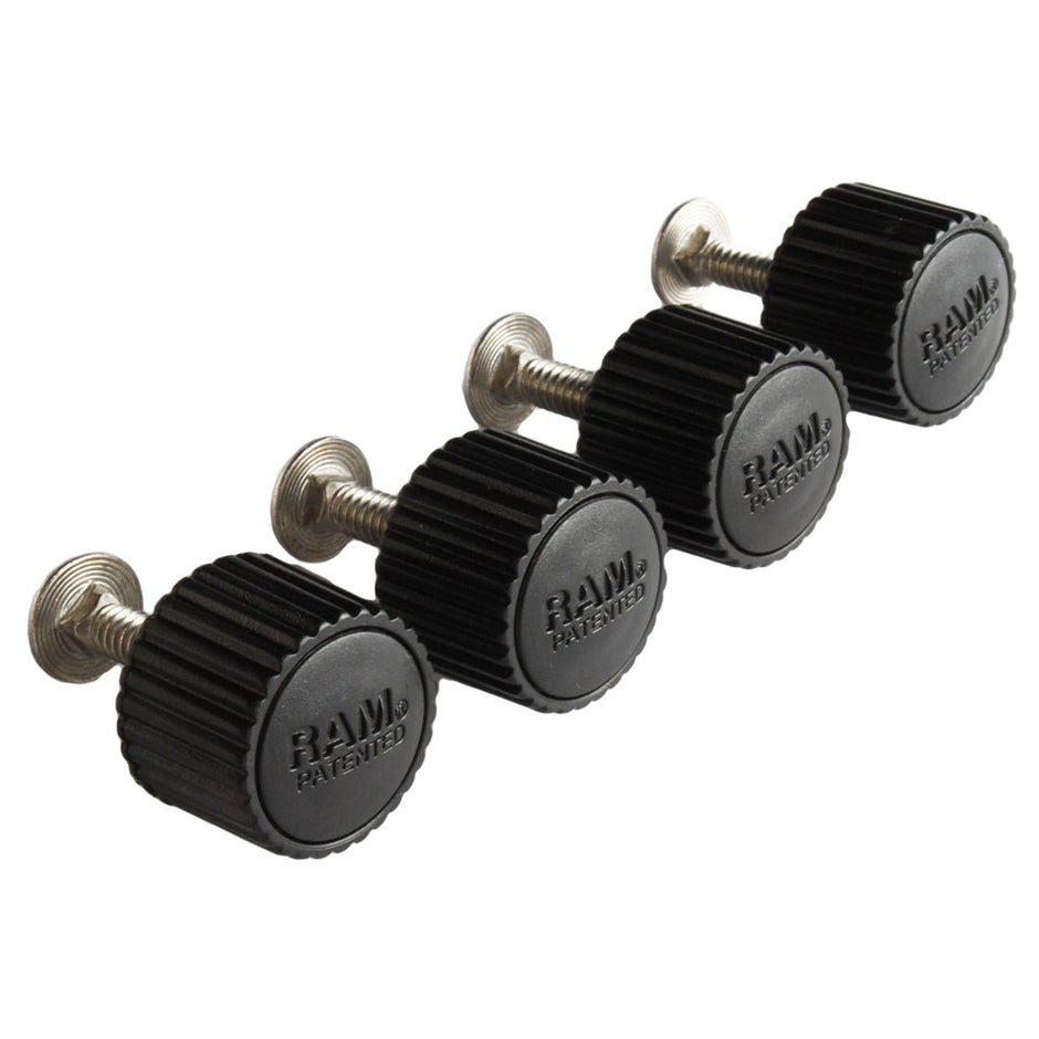 RAM Mount Adjustable Knob Kit fLaptop ToughTrays RAM234AK1U