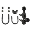 RAM Mount Motorcycle Combination Base fHandlebar or BrakeClutch Reservoir w2 1 Balls RAMB3098U