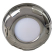 Lumitec Aurora  LED Dome Light  Polished SS Finish  2Color WhiteRed Dimming 101139