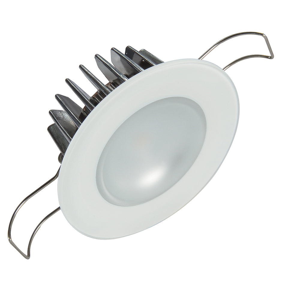 Lumitec Mirage  Flush Mount Down Light  Glass Finish  3Color RedBlue Non Dimming wWhite Dimming 113198