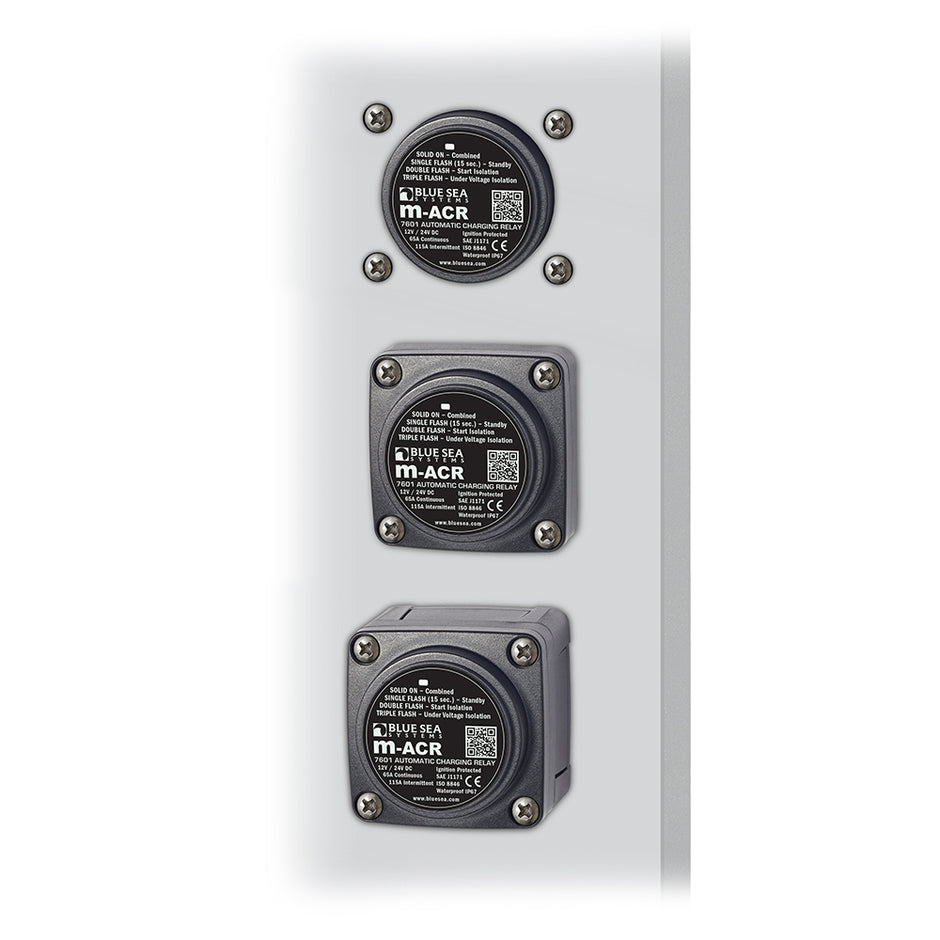 Blue Sea 7601 DC Mini ACR Automatic Charging Relay  65 Amp 7601