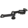 RAM Mount 12 Double Swing Arm w25 Round Base  Powder Coated Marine Grade Aluminum RAMVB1101U