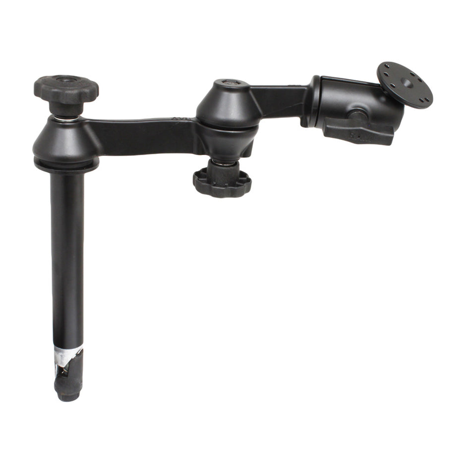 RAM Mount Double Swing Arm w8 Male and No Female TelePole RAMVPSW18