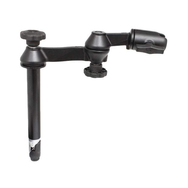RAM Mount Double Swing Arm w8 Male TelePole  No Ball Base RAMVPSW18NB