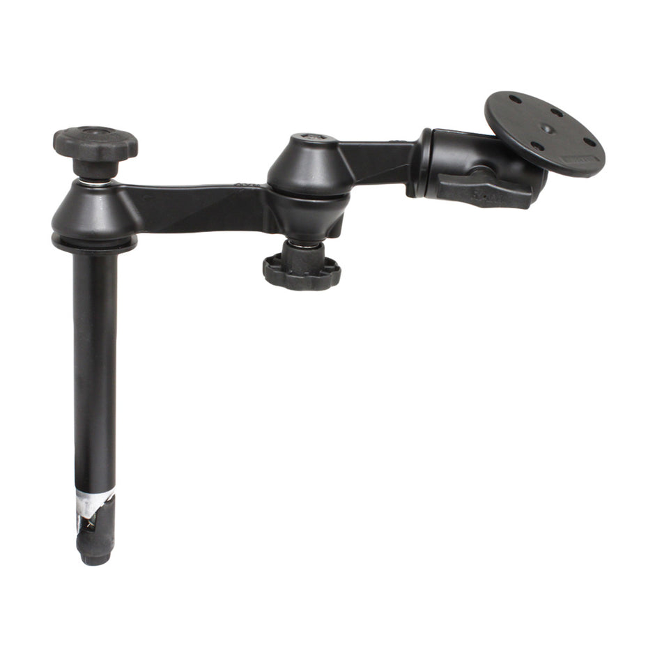 RAM Mount Double Swing Arm w8 Male TelePole  368 Base RAMVPSW18240
